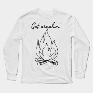 Campfire, Bonfire, Camping, Trekking, Hunting Long Sleeve T-Shirt